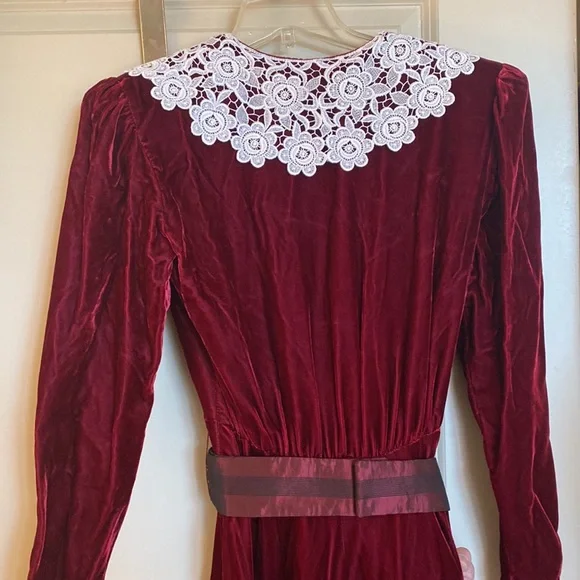 Vintage 1987 holiday dress - Picture 6 of 14